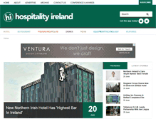 Tablet Screenshot of hospitalityireland.com